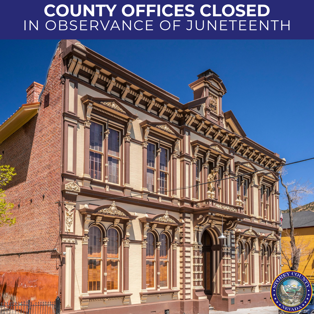Juneteenth 2025: Storey County Offices Closed