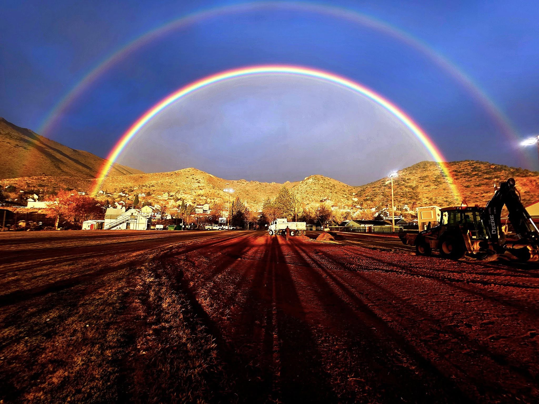 Rainbow in Virginia City