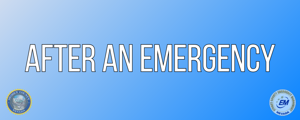 AFTER AN EMERGENCY